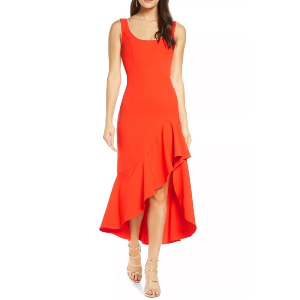 NWT Bardot Esther Frill Asymmetrical